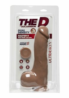 Master D - Realistische ULTRASKYN Dildo met Ballen - 25 cm