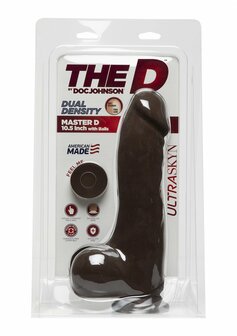 Master D - Realistische ULTRASKYN Dildo met Ballen - 25 cm