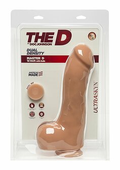 Master D - Realistische ULTRASKYN Dildo met Ballen - 30 cm