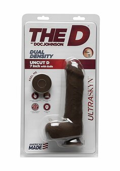 Uncut D - Realistische ULTRASKYN Dildo met Ballen - 18 cm