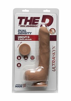 Uncut D - Realistische ULTRASKYN Dildo met Ballen - 22 cm