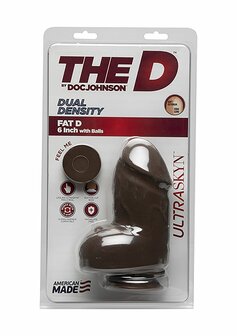 Fat D - Realistische ULTRASKYN Dildo met Ballen - 15 cm
