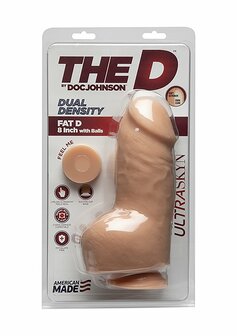 Fat D - Realistische ULTRASKYN Dildo met Ballen - 20 cm