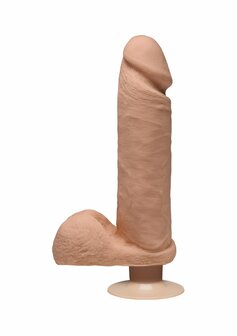 Perfect D - Vibrerende Realistische ULTRASKYN Dildo met Ballen - 20 cm