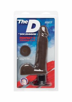 Perfect D - Vibrerende Realistische ULTRASKYN Dildo met Ballen - 20 cm
