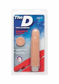 Shakin&#039; D - Vibrerende Realistische ULTRASKYN Dildo - 18 cm