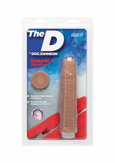 Shakin&#039; D - Vibrerende Realistische ULTRASKYN Dildo - 18 cm