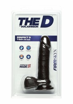 Perfect D - Realistische FIRMSKYN Dildo met Ballen - 18 cm