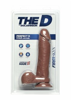 Perfect D - Realistische FIRMSKYN Dildo met Ballen - 20 cm