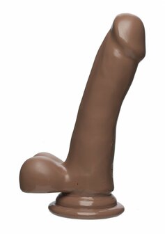 Slim D - Realistische FIRMSKYN Dildo met Ballen - 15 cm