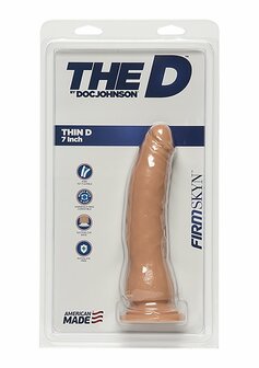 Thin D - Thin D Realistische FIRMSKYN Dildo - 18 cm