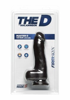 Master D - Realistische FIRMSKYN Dildo met Ballen - 18 cm