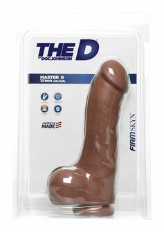 Master D - Realistische FIRMSKYN Dildo met Ballen - 30 cm