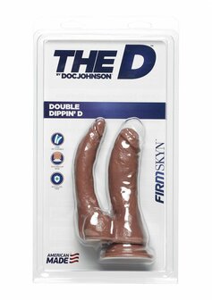 Double Dippin&#039; D - Dubbele Realistische FIRMSKYN Dildo