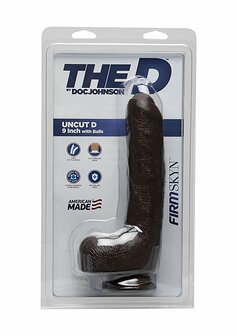 Uncut D - Realistische FIRMSKYN Dildo met Ballen - 22 cm