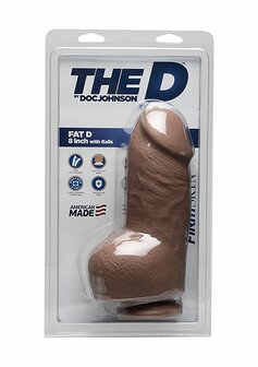Fat D - Realistische FIRMSKYN Dildo met Ballen - 20 cm