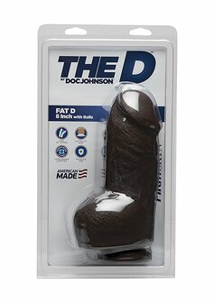 Fat D - Realistische FIRMSKYN Dildo met Ballen - 20 cm