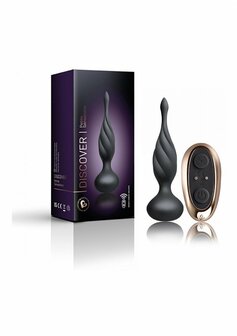 Petite Sensations Discover - Vibrerende Butt Plug met Lange Tip en Structuur