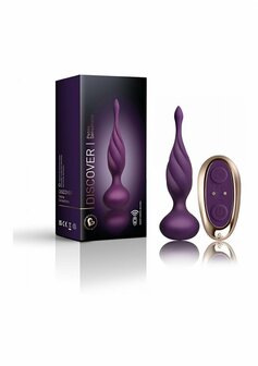 Petite Sensations Discover - Vibrerende Butt Plug met Lange Tip en Structuur