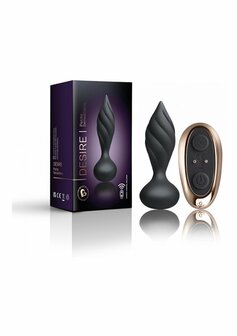 Petite Sensations Desire - Vibrerende Butt Plug met Structuur