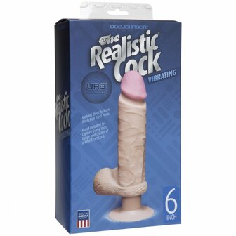 Vibrerende Dildo met Ballen - 15 cm