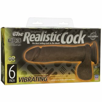 Vibrerende ULTRASKYN Dildo - 15 cm