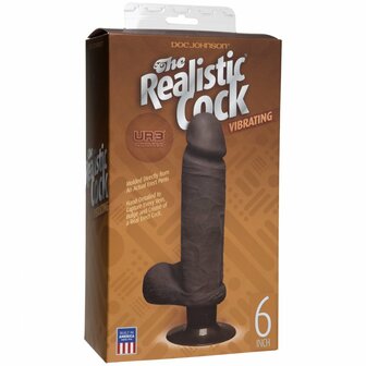 Vibrerende ULTRASKYN Dildo - 15 cm