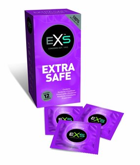 EXS Extra Safe - Condooms - 12 Stuks