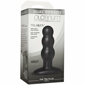 The Tru Plug - Geribbelde Butt Plug