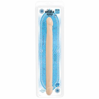 Smooth Double Header - Dildo met Dubbele Uiteinden - 45 cm