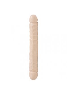 Jr. Veined Double Header - Dildo met Dubbele Uiteinden - 30 cm