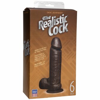 Dildo met Vac-U-Lock Zuignap - 15 cm