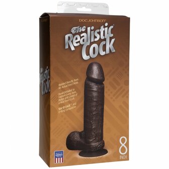 Dildo met Vac-U-Lock Zuignap - 20 cm