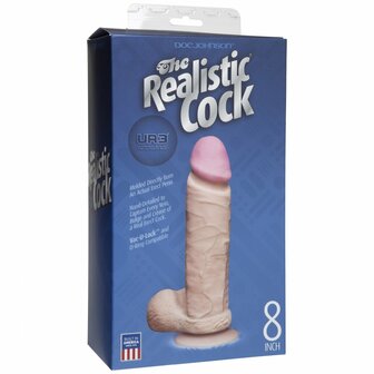 Dildo met Vac-U-Lock Zuignap - 20 cm