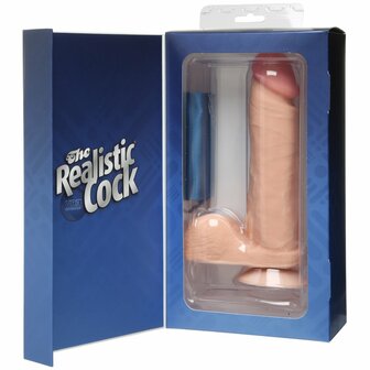 Dildo met Vac-U-Lock Zuignap - 20 cm