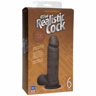 Dildo met Vac-U-Lock Zuignap - 15 cm