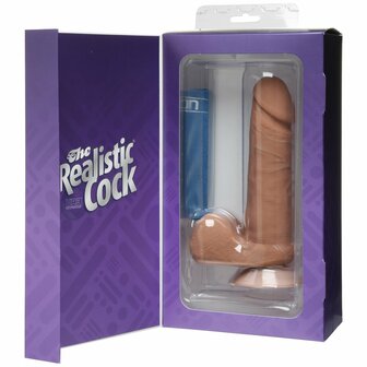 Dildo met Vac-U-Lock Zuignap - 15 cm