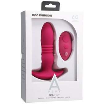 Rise - Siliconen Anaal Plug met Afstandsbediening