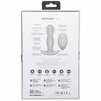 Expander - Siliconen Anaal Plug met Afstandsbediening