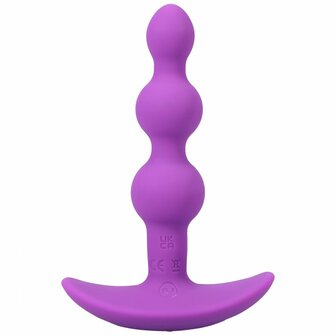 Beaded Vibe - Siliconen Anaal Plug met Afstandsbediening