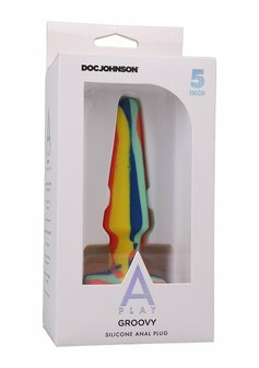 Groovy - Silicone Anal Plug - 5&#039;&#039; / 12 Cm - Sunrise