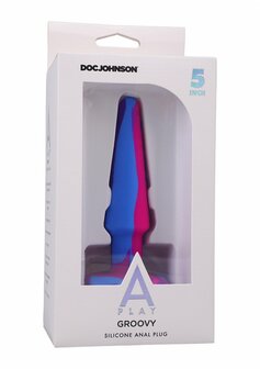 Groovy - Silicone Anal Plug - 5&#039;&#039; / 12 Cm - Berry