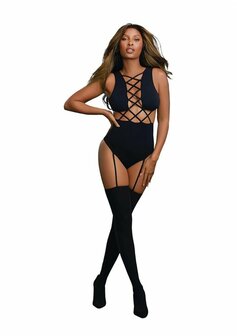 Criss-Cross Teddy - One Size OS
