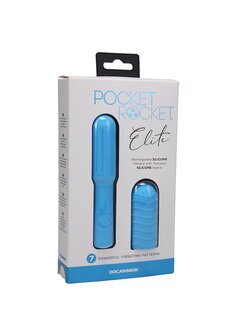 Elite - Mini Vibrator met Verwisselbaar Opzetstuk - 10 cm