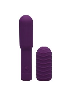 Elite - Mini Vibrator met Verwisselbaar Opzetstuk - 10 cm