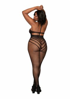 Visnet Bodystocking Teddy - Plus Size O/S Queen