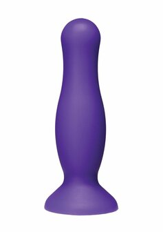 Mode - Silicone Anal Plug - 4.5 Inch - Purple