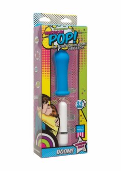 American Pop - Boom! - 10 Function Vibrator - Blue