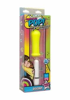 American Pop - Boom! - 10 Function Vibrator - Yellow