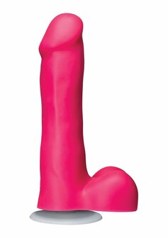 Slim Dong w/ Balls &amp; Vac-U-Lock Cup - Pink